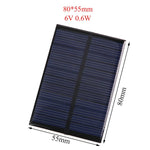 Solar Panel 5V 6V 12V Mini Solar System DIY For Battery Cell Phone Chargers Portable Solar Cell 0.15W 0.6W 1W 1.25W 1.5W