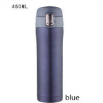 Thermos cup Thermos Mug Vacuum Cup 304 Stainless Steel  insulated Mug 450ML Thermal Bottle Thermoses vacuum flask  water bottle