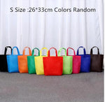 eTya Women Foldable Shopping Bag Reusable Eco Large Unisex Fabric Non-woven Shoulder Bags Tote grocery cloth Bags Pouch