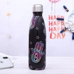 Stainless Steel Thermos Vacuum Flask Bottle 500ml Coffee Milk Cup Lovers Gradient Color Outdoor Travel Sport Hot Water Bottles