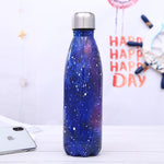 Stainless Steel Thermos Vacuum Flask Bottle 500ml Coffee Milk Cup Lovers Gradient Color Outdoor Travel Sport Hot Water Bottles
