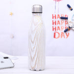 Stainless Steel Thermos Vacuum Flask Bottle 500ml Coffee Milk Cup Lovers Gradient Color Outdoor Travel Sport Hot Water Bottles