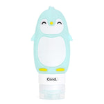 New Portable Cartoon Bear Penguin Animal Silicone Travel Case Organizer Shampoo Shower Gel Lotion Storage Refillable Bottle