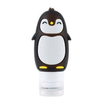 New Portable Cartoon Bear Penguin Animal Silicone Travel Case Organizer Shampoo Shower Gel Lotion Storage Refillable Bottle