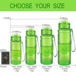 ZORRI Water Bottle Protein Shaker Portable Motion Sports Water Bottle Bpa Free Plastic For Sports Camping Hiking Gourde 1000ml