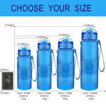 ZORRI Water Bottle Protein Shaker Portable Motion Sports Water Bottle Bpa Free Plastic For Sports Camping Hiking Gourde 1000ml