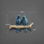 Wall Decorations Home Accessories Living Room Hanger Resin Bird key Bedroom kitchen Coat Clothes Towel Hooks Hat Handbag Holder