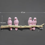 Wall Decorations Home Accessories Living Room Hanger Resin Bird key Bedroom kitchen Coat Clothes Towel Hooks Hat Handbag Holder