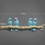 Wall Decorations Home Accessories Living Room Hanger Resin Bird key Bedroom kitchen Coat Clothes Towel Hooks Hat Handbag Holder