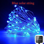 11m/21m/31m/41m  LED Outdoor Solar Lamp LEDs String Lights Fairy Holiday Christmas Party Garland Solar Garden Waterproof Lights