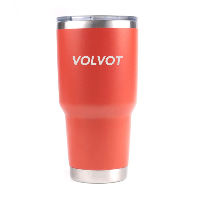 Volvot double wall mug office mugs heat termo thermos coffee mug water bottle coffee cup