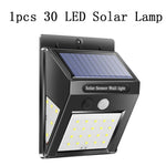30/40 LED Solar Power Lamp PIR Motion Sensor 1/2/4pcs Solar Wall Light Outdoor Waterproof Energy Saving Garden Security Lamp