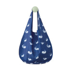 PURDORED 1 pc Waterproof Reusable Shopping Bags Women Foldable Tote Bag Portable Cloth Eco Grocery Bag Handbags Dropshipping