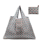 Reusable Foldable Shopping Bag Eco Floral Tote Handbag  Convenient Storage Bags Large Capacity Portable Shoulder Bags